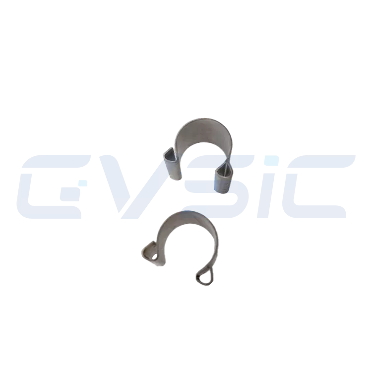 braçadeiras em C de aço inoxidável