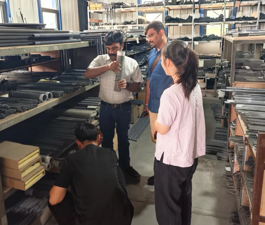 long term indian partners visit cvsic factory2